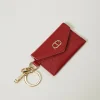 Portefeuilles Et Porte-Clés*TWINSET Milano Pochette Porte-cartes Avec Porte-clés Rouge Vénitien