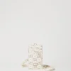 Portefeuilles Et Porte-Clés*TWINSET Milano Porte-cartes Avec Bandoulière OVAL T Fleur et Twinset/Ivoire