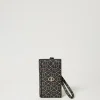 Portefeuilles Et Porte-Clés*TWINSET Milano Porte-cartes Avec Lacet OVAL T Fleur et Twinset/Noir
