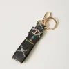 Portefeuilles Et Porte-Clés*TWINSET Milano Porte-clés Avec Oval T OVAL T Fleur et Twinset/Noir