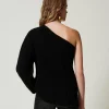 Pulls Et Cardigans*TWINSET Milano Pull «Alice» En Laine Et Cachemire Noir