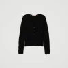 Pulls Et Cardigans*TWINSET Milano Pull Avec Ajours Et Clous Noir