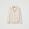 Pulls Et Cardigans*TWINSET Milano Pull Avec Col En Satin Rose Cloud Pink