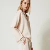 Pulls Et Cardigans*TWINSET Milano Pull Avec Col En Satin Rose Cloud Pink