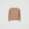 Pulls Et Cardigans*TWINSET Milano Pull Avec Mélange De Points Marron « Sandy Brown »