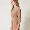 Pulls Et Cardigans*TWINSET Milano Pull Avec Mélange De Points Marron « Sandy Brown »