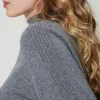 Pulls Et Cardigans*TWINSET Milano Pull Col Montant En Cachemire Gris moyen chiné