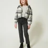 Pulls Et Cardigans*TWINSET Milano Pull Regular Avec Volants En Tulle Gris Mélangé