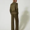 Sous-Vêtements Et Vêtements De Nuit*TWINSET Milano Pyjama Masculin En Satin Jacquard Green Moss
