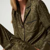 Sous-Vêtements Et Vêtements De Nuit*TWINSET Milano Pyjama Masculin En Satin Jacquard Green Moss