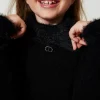 Robes*TWINSET Milano Robe Courte En Maille Effet Fourrure Noir