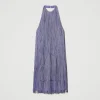 Robes De Cérémonie | Robes Élégantes*TWINSET Milano Robe Courte MYFO Avec Franges Pale Purple