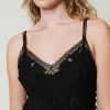 Robes De Cérémonie | Robes Élégantes*TWINSET Milano Robe Longue En Crépon Et Tulle Noir