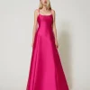 Robes De Cérémonie | Robes Élégantes*TWINSET Milano Robe Longue En Sergé Mikado Super Pink