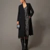 Robes De Cérémonie | Robes Élégantes*TWINSET Milano Robe Midi En Tulle Avec Broderie Réalisée à La Main Noir