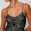 Robes De Cérémonie | Robes Élégantes*TWINSET Milano Robe Midi En Tulle Avec Broderie Réalisée à La Main Noir
