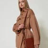 Sacs Porté Épaule | Sacs À Bandoulière*TWINSET Milano Sac à Bandoulière Avec Boucle Oval T Cuir