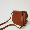 Sacs Porté Épaule | Sacs À Bandoulière*TWINSET Milano Sac à Bandoulière Avec Boucle Oval T Cuir