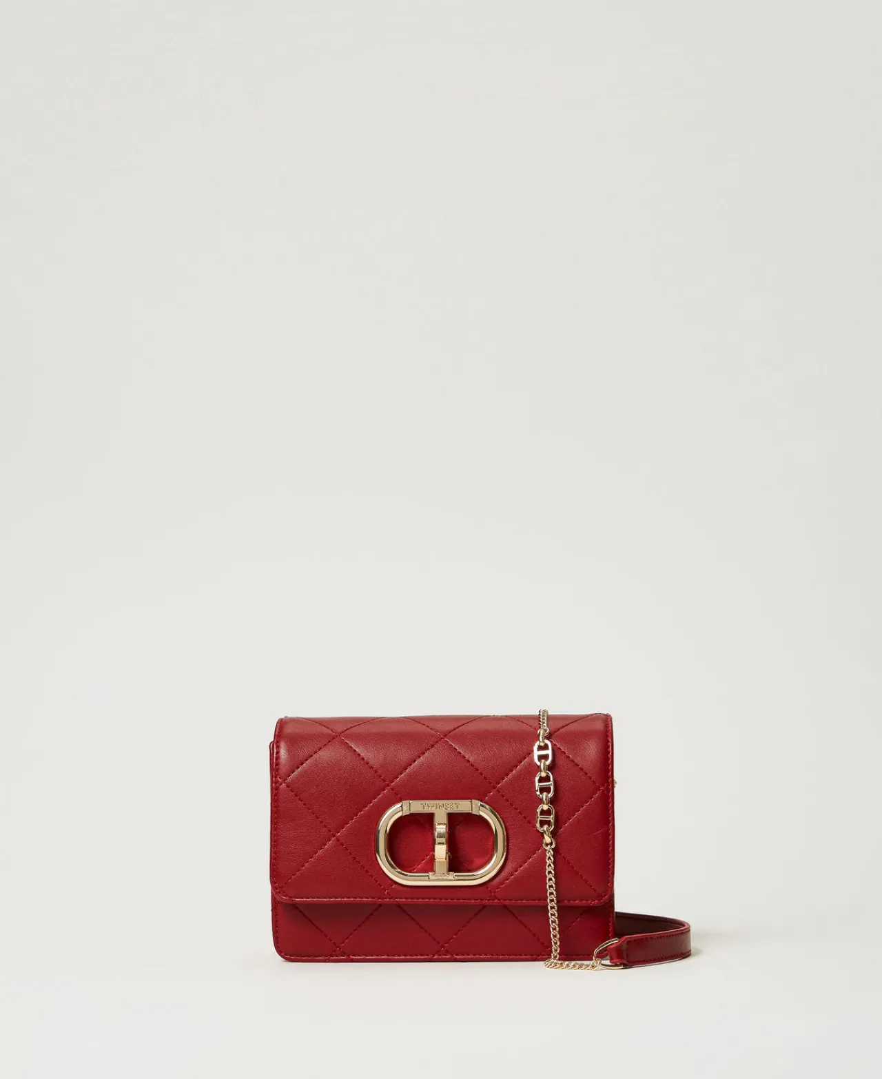 Mini Sacs | Sacs Porté Épaule*TWINSET Milano Sac à Bandoulière Avec Fermeture Oval T Rouge Pompéien