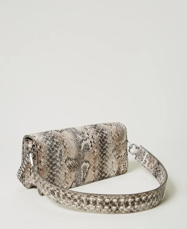 Sacs Porté Épaule | Sacs À Bandoulière*TWINSET Milano Sac à Bandoulière Avec Imprimé Serpent Imprimé Soft Serpent