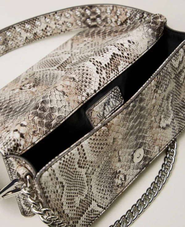 Sacs Porté Épaule | Sacs À Bandoulière*TWINSET Milano Sac à Bandoulière Avec Imprimé Serpent Imprimé Soft Serpent