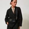 Sacs Porté Épaule | Sacs À Bandoulière*TWINSET Milano Sac à Bandoulière «Brera» Avec Ouverture Oval T Noir