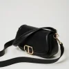 Sacs Porté Épaule | Sacs À Bandoulière*TWINSET Milano Sac à Bandoulière «Brera» Avec Ouverture Oval T Noir