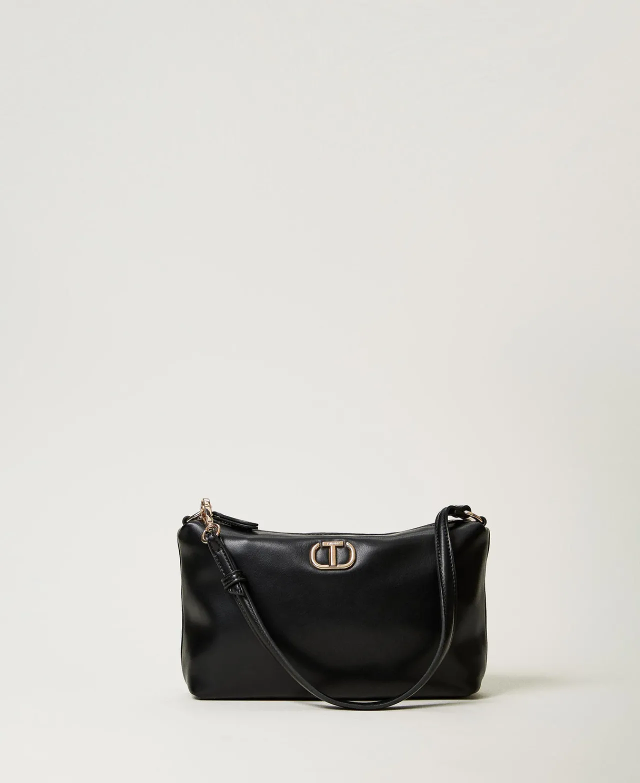 Sacs Porté Épaule | Sacs À Main*TWINSET Milano Sac à Bandoulière «Mignon» Avec Oval T Noir