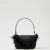 Sacs Porté Épaule | Sacs À Main*TWINSET Milano Sac à Bandoulière «Petite Folie» Avec Oval T Noir