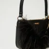 Sacs Porté Épaule | Sacs À Main*TWINSET Milano Sac à Bandoulière «Petite Folie» Avec Oval T Noir