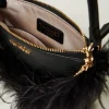 Sacs Porté Épaule | Sacs À Main*TWINSET Milano Sac à Bandoulière «Petite Folie» Avec Oval T Noir