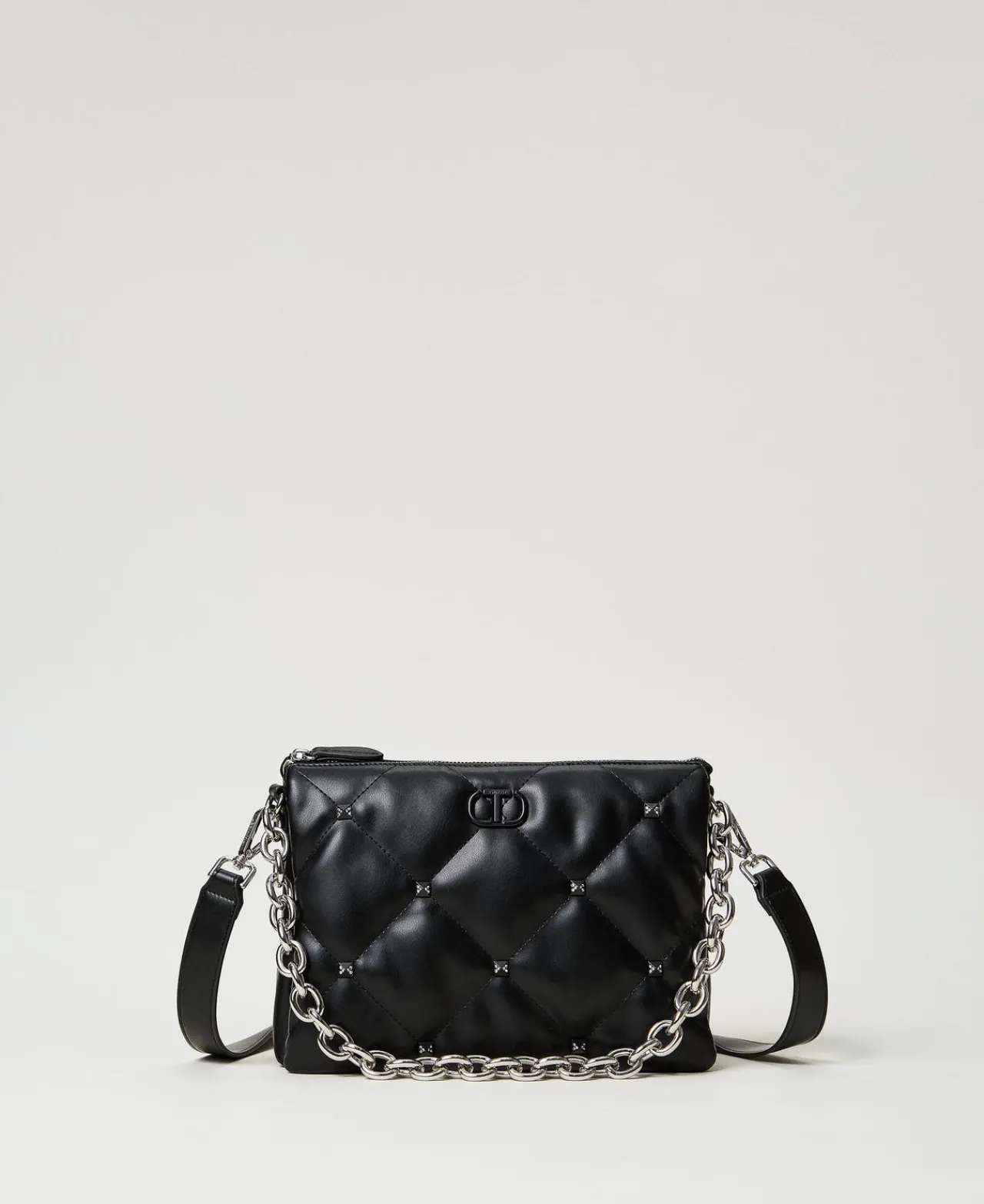 Sacs Porté Épaule | Sacs À Bandoulière*TWINSET Milano Sac à Bandoulière «Via Manzoni» Avec Clous Noir