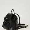 sac__dos_avec_poche_et_ov_2.webp Accessoires*TWINSET Milano Sac à Dos Avec Poche Et Oval T Noir