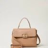Sacs Porté Épaule | Sacs À Bandoulière*TWINSET Milano Sac à Main «Brera» Avec Ouverture Oval T Chocolate Malt
