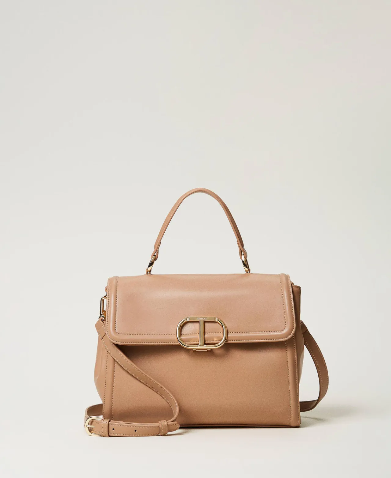 Sacs Porté Épaule | Sacs À Bandoulière*TWINSET Milano Sac à Main «Brera» Avec Ouverture Oval T Chocolate Malt