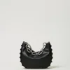 Mini Sacs | Besaces*TWINSET Milano Sac «Mini Croissant» Avec Clous Noir