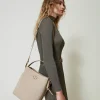 Sacs Porté Épaule | Sacs À Bandoulière*TWINSET Milano Sac Seau «Chelsea» En Cuir Sable