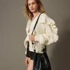 Sacs Porté Épaule | Sacs À Bandoulière*TWINSET Milano Sac Seau «Jane» En Cuir Noir