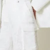 Shorts*TWINSET Milano Short Avec Sequins All-over Blanc "Papers"
