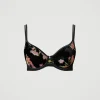 Sous-Vêtements Et Vêtements De Nuit*TWINSET Milano Soutien-gorge à Armatures En Velours Dévoré Multicolore Blooming