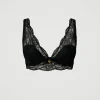Sous-Vêtements Et Vêtements De Nuit*TWINSET Milano Soutien-gorge Brassière En Dentelle Noir