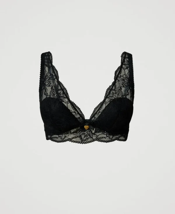 Sous-Vêtements Et Vêtements De Nuit*TWINSET Milano Soutien-gorge Brassière En Dentelle Noir