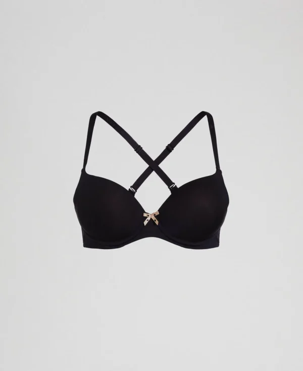 Sous-Vêtements Et Vêtements De Nuit*TWINSET Milano Soutien-gorge Push-up (bonnets C) Noir