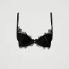 Sous-Vêtements Et Vêtements De Nuit*TWINSET Milano Soutien-gorge Push-up En Dentelle Et Satin Noir