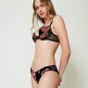 Sous-Vêtements Et Vêtements De Nuit*TWINSET Milano Soutien-gorge Push-up En Velours Dévoré Multicolore Blooming