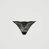 Sous-Vêtements Et Vêtements De Nuit*TWINSET Milano String En Dentelle Noir