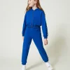 Pantalons Et Jeans*TWINSET Milano Sweat à Capuche Et Pantalon De Jogging Bleu « Surf »