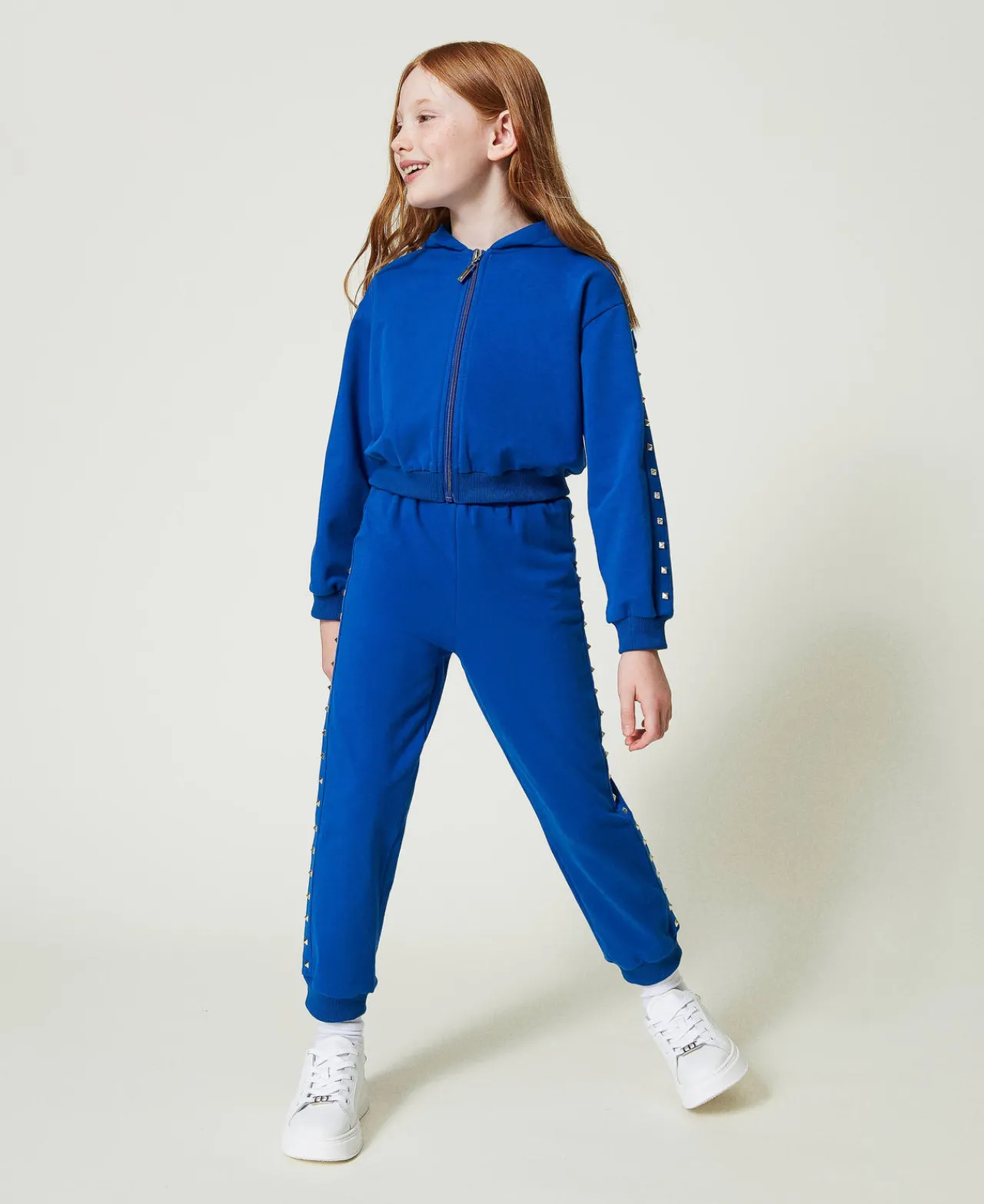 Pantalons Et Jeans*TWINSET Milano Sweat à Capuche Et Pantalon De Jogging Bleu « Surf »