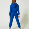 sweat__capuche_et_pantalo_3-1.webp Pantalons Et Jeans*TWINSET Milano Sweat à Capuche Et Pantalon De Jogging Bleu « Surf »