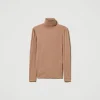 t_col_montant_slim_1.webp T-Shirts Et Tops*TWINSET Milano T Col Montant Slim Marron « Beaver »